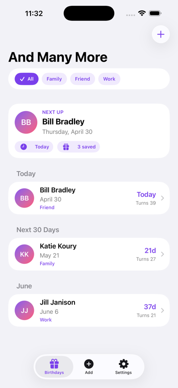 Any Many More: Birthday Alerts gallery image