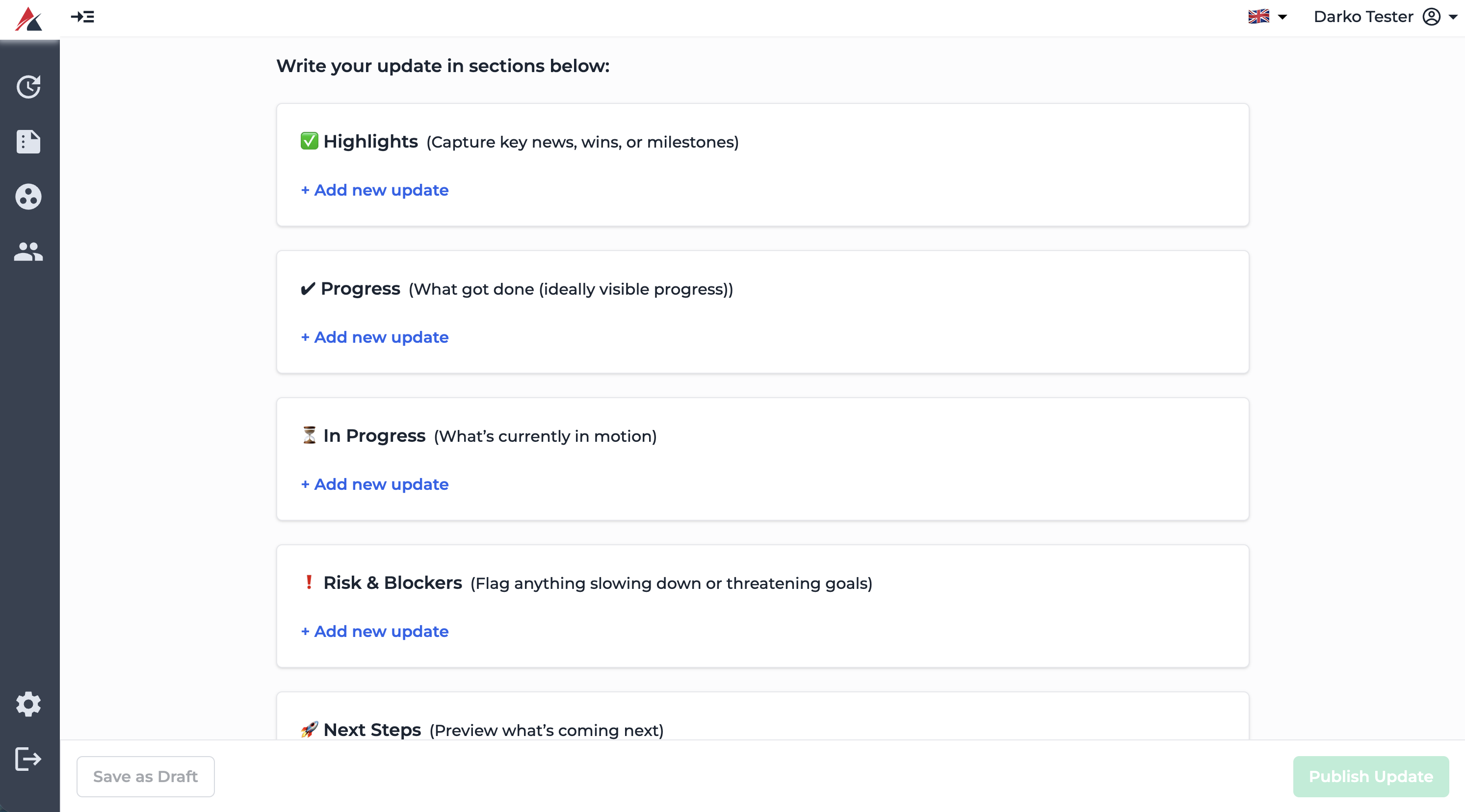 AwiFin - effortless reports and updates - Screenshot 2 showing product features and functionality