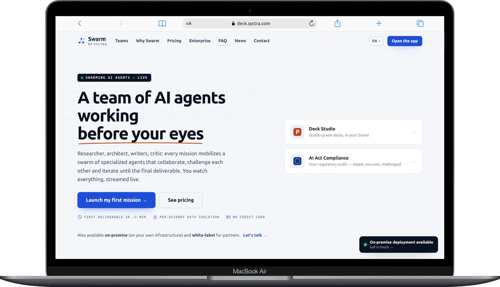 Swarm screenshot 2