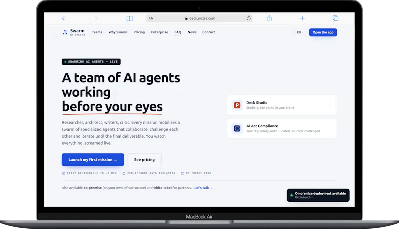Swarm screenshot 2
