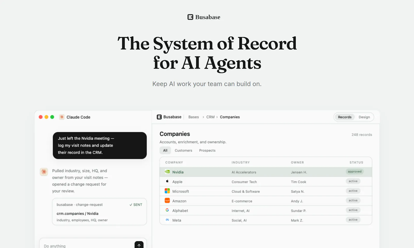 Busabase screenshot 2