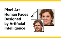 AI Pixel Art Human Face media 1