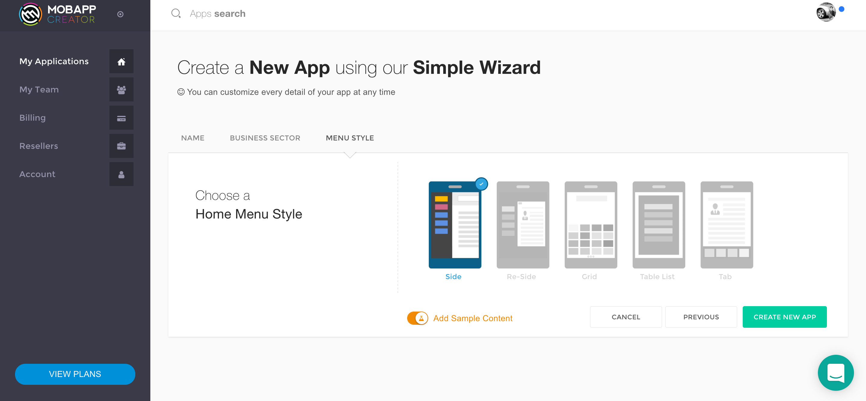 Mobappcreator gallery image