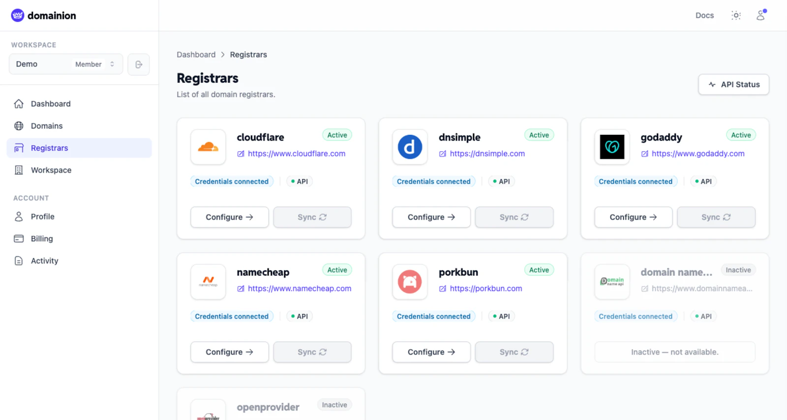 Domainion screenshot 3