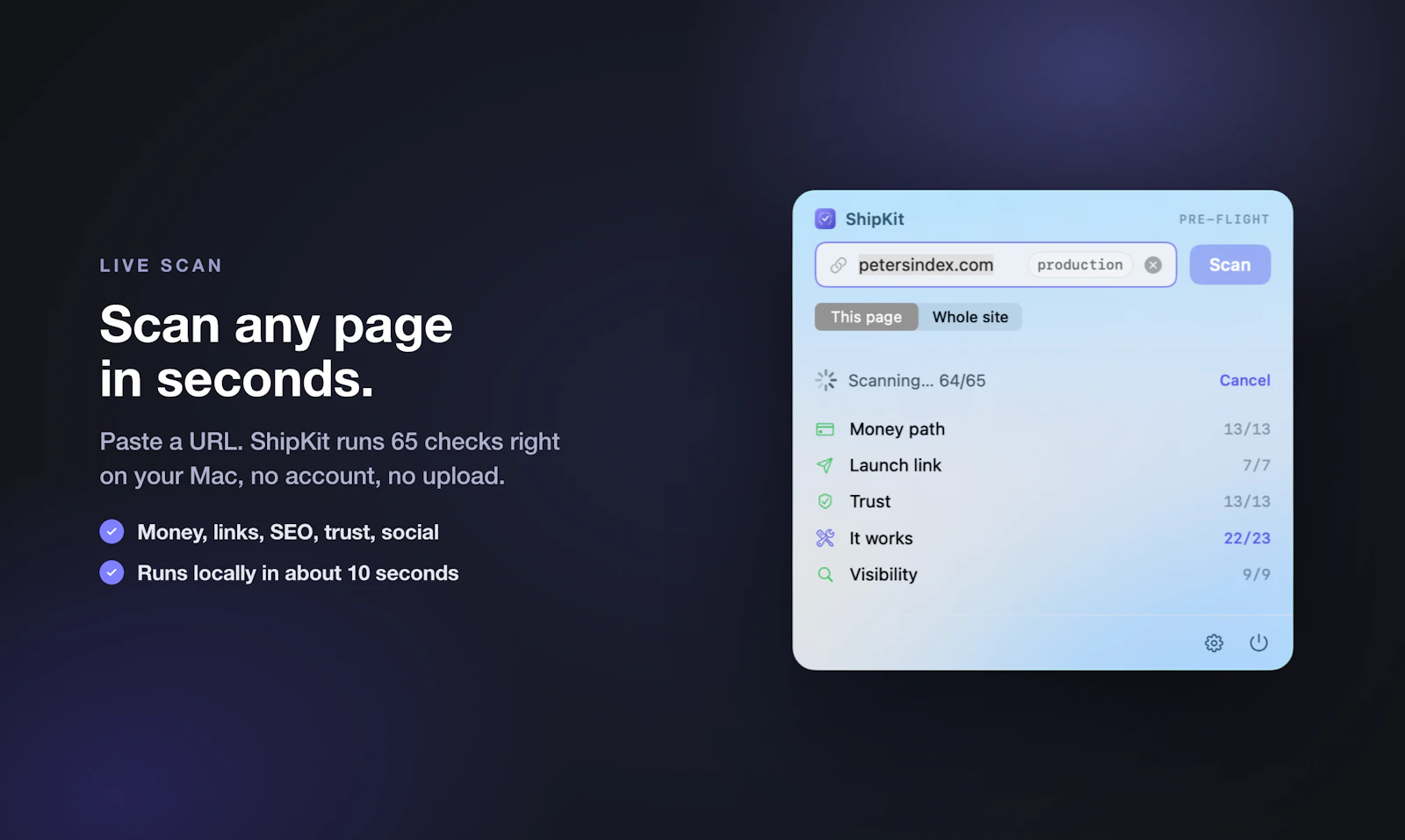 ShipKit screenshot 2