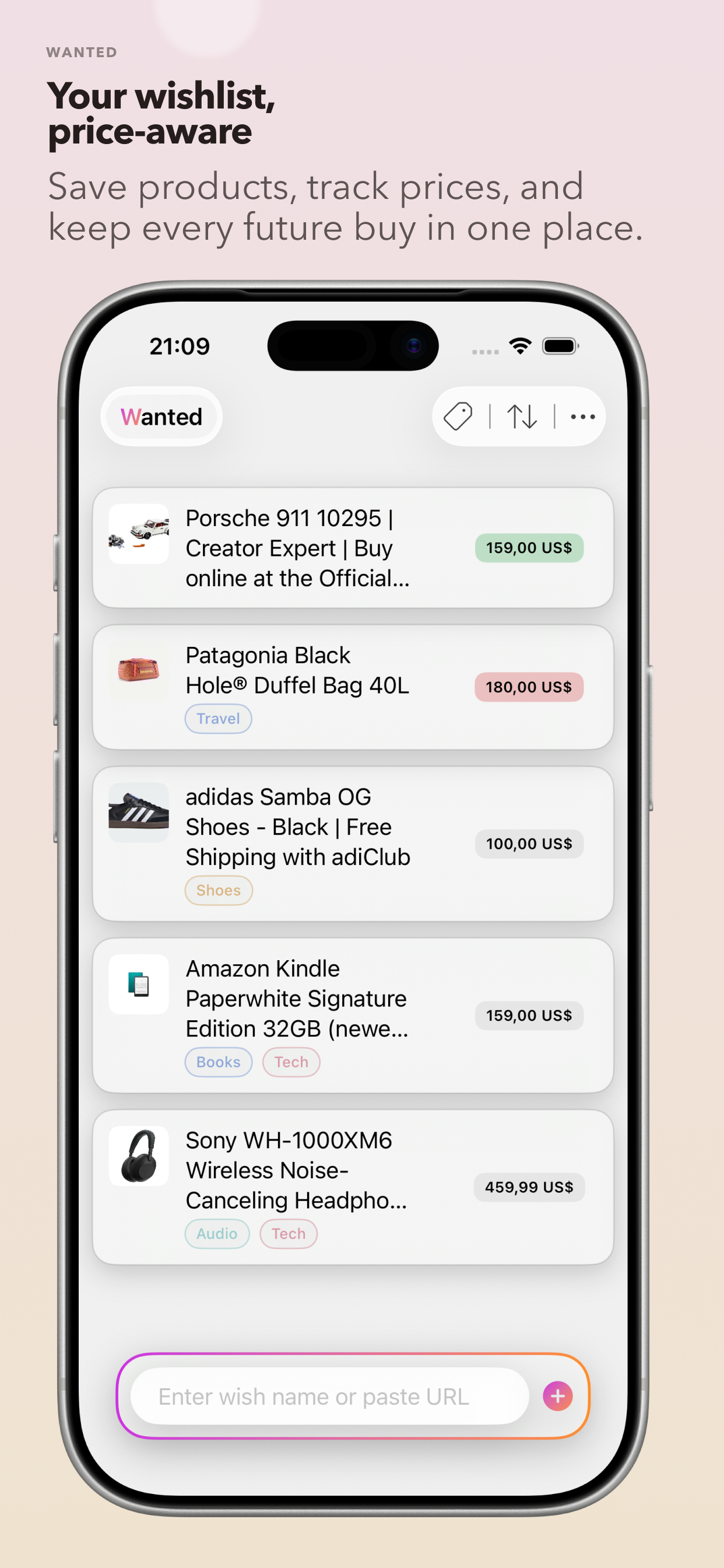 Wanted: wishlist gallery image