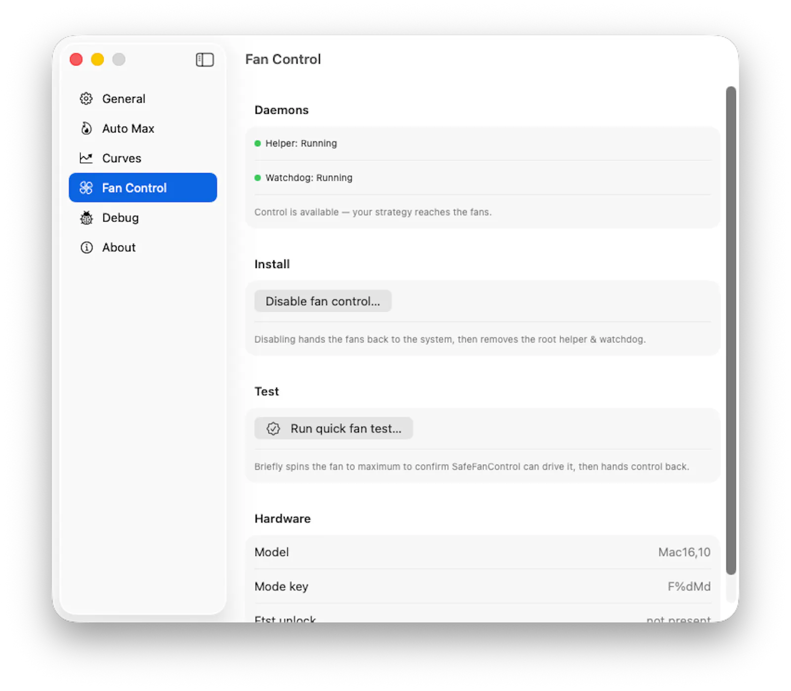 SafeFanControl screenshot 5