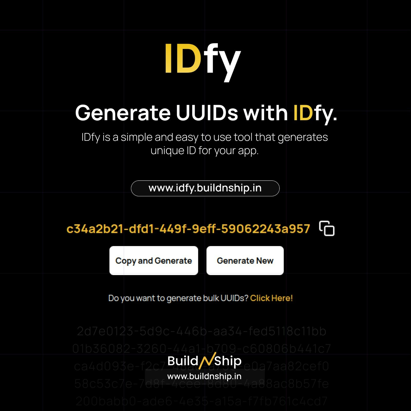 idfy - idfy ทำให้การสร้าง UUID ง่ายขึ้น media 3