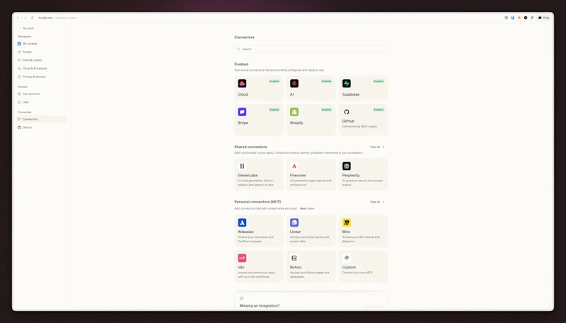 Lovable MCP Server screenshot 3