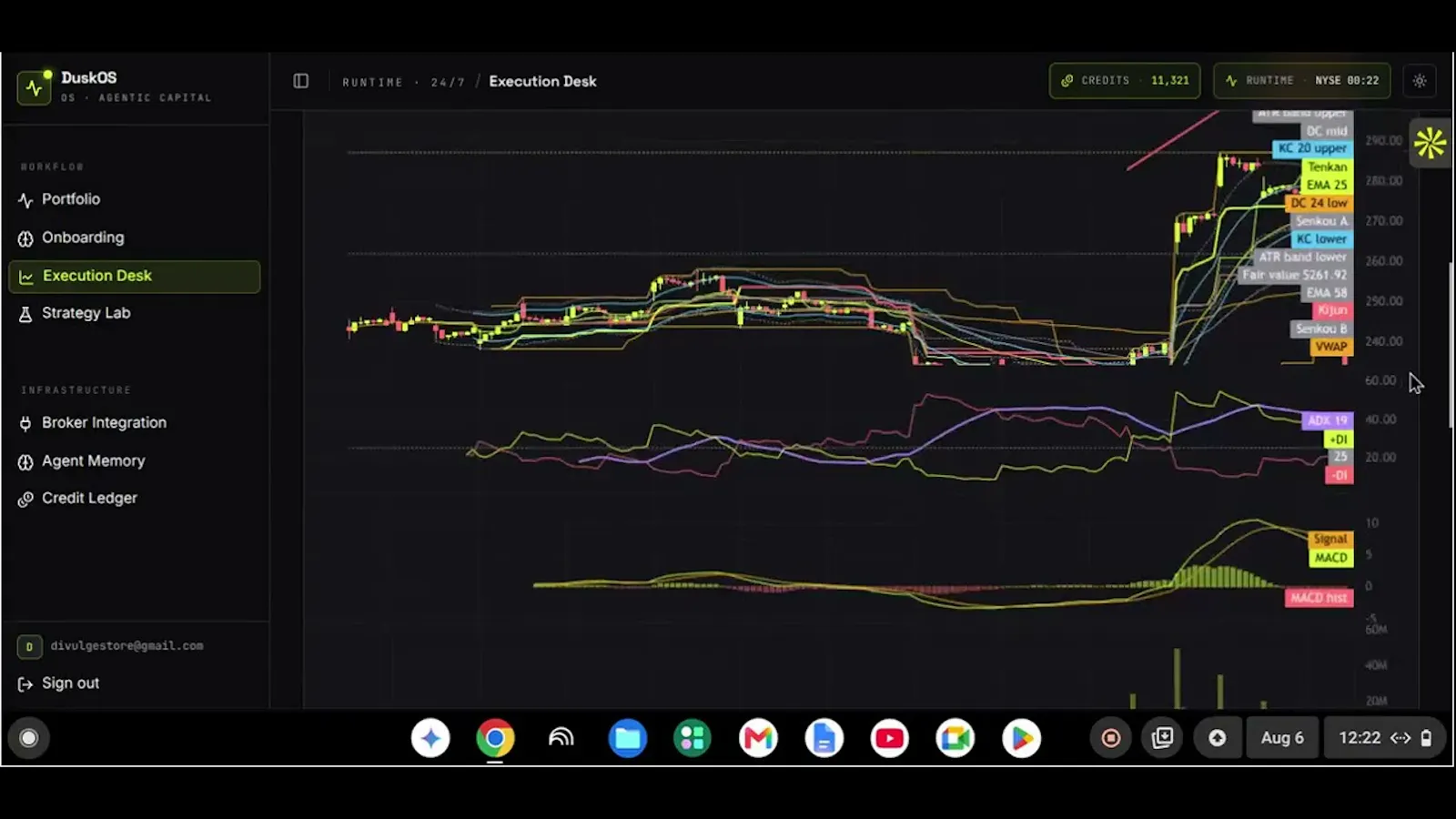 DuskOS — Your Autonomous Trading Desk screenshot 1 (video preview)