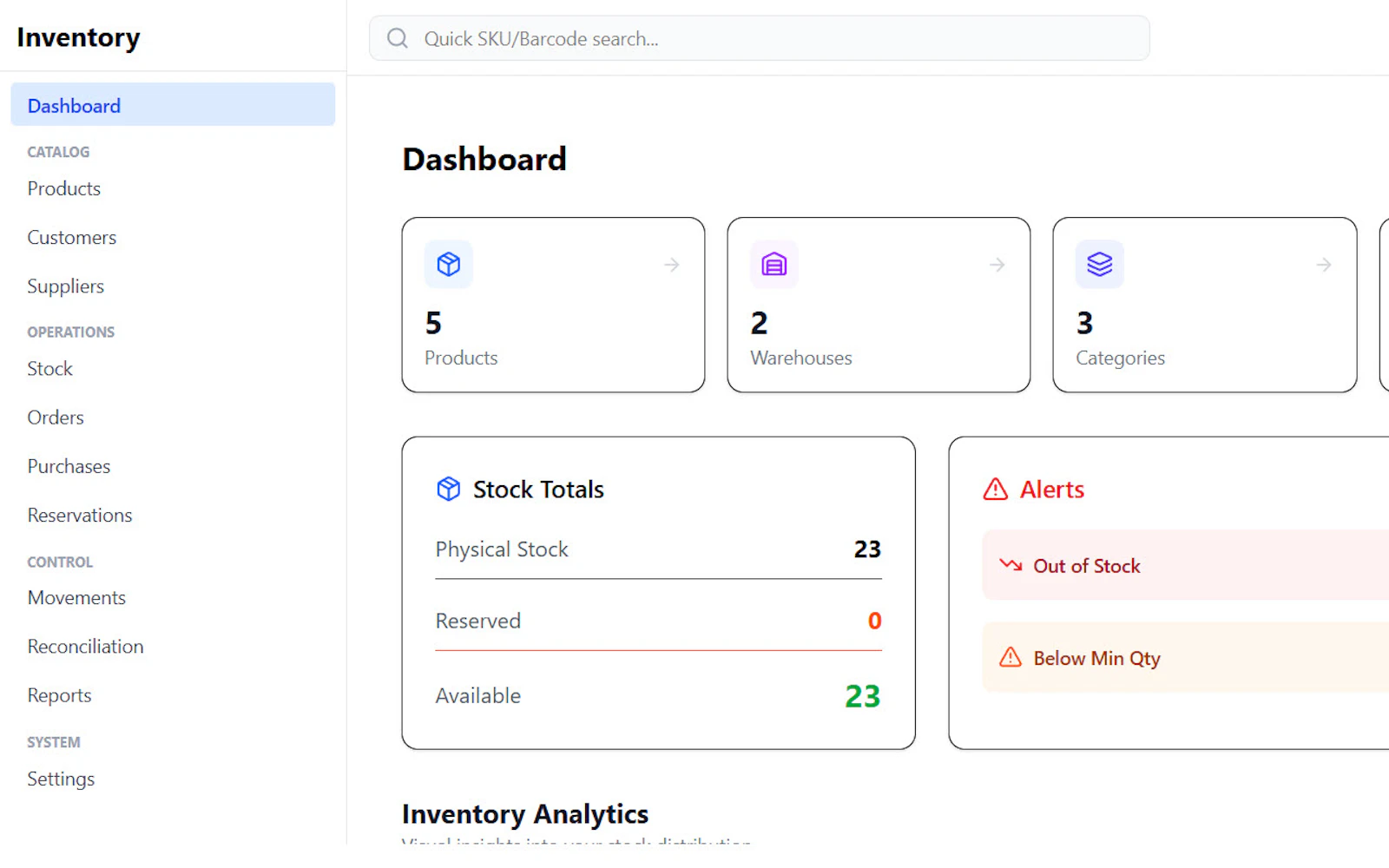 Inventory Management screenshot 1