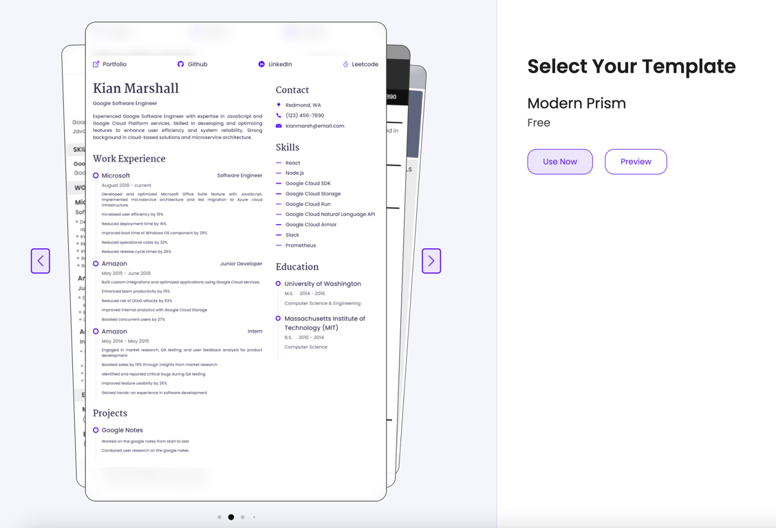 Aicvpro - İş arayanlar için AI ile çalışan CV Builder medya 7