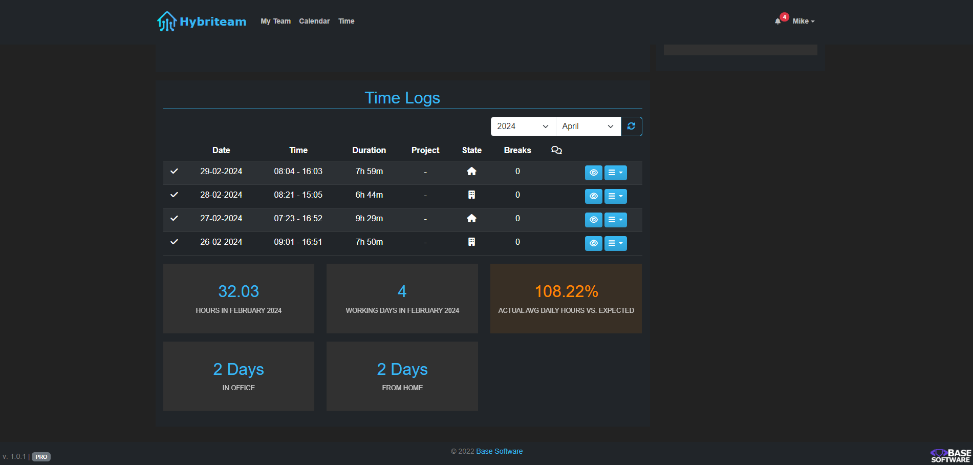 Гибрит - Инструмент для расписания TimereGistration и гибридных работ. медиа 3