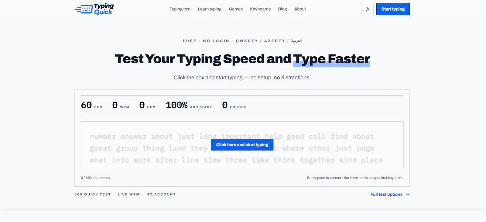 Typing Quick screenshot 2