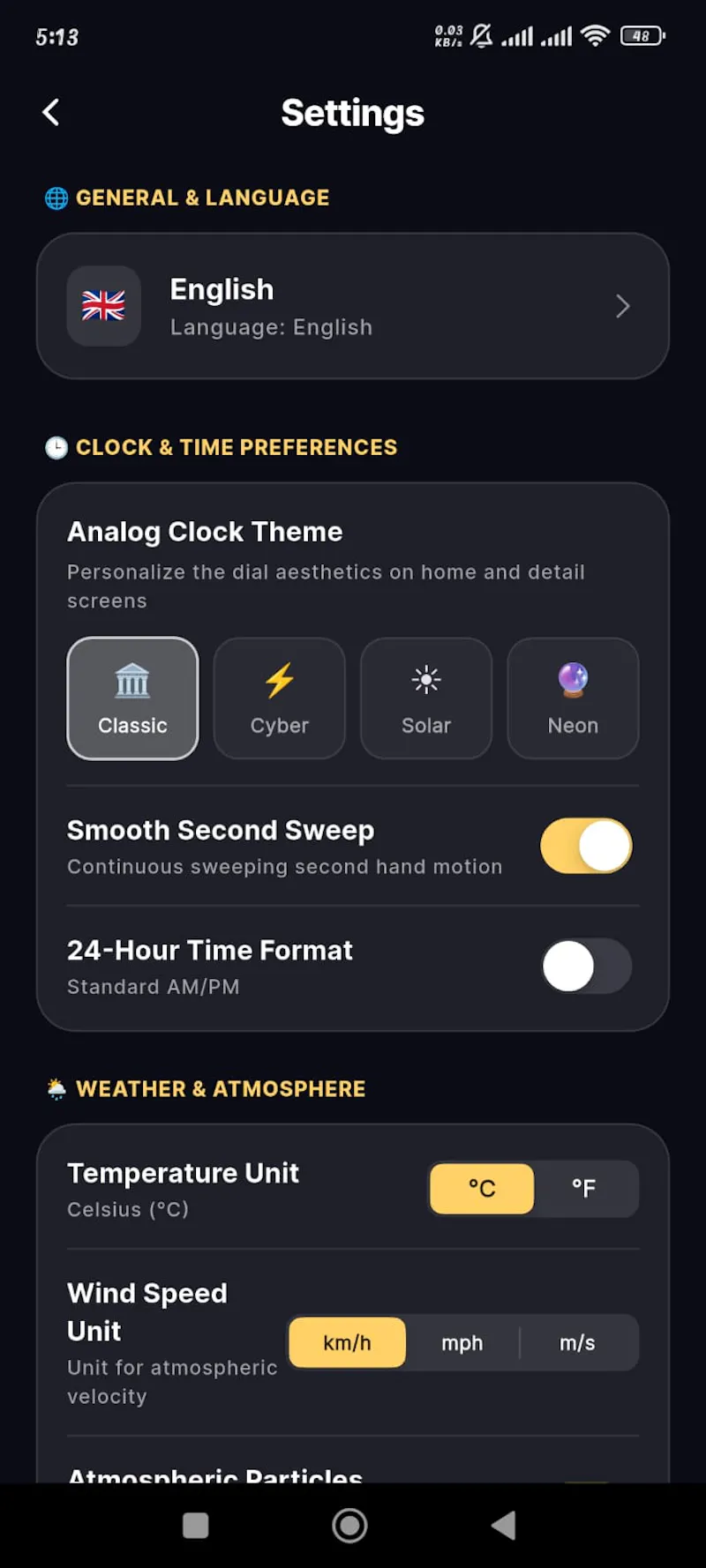 AirClock - Weather & Clock screenshot 4