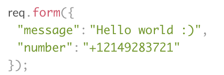 Twilio iMessage gallery image