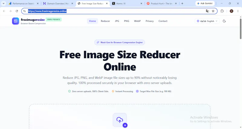Compress Images/ Image Resize Tool screenshot 1
