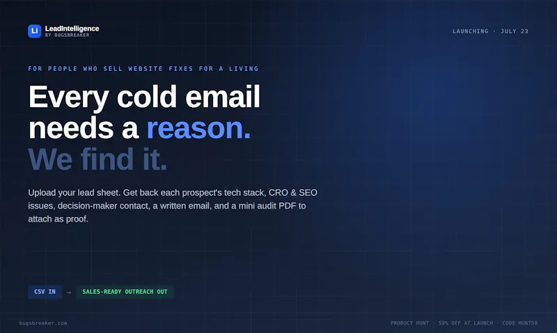 Lead Intelligence screenshot 1