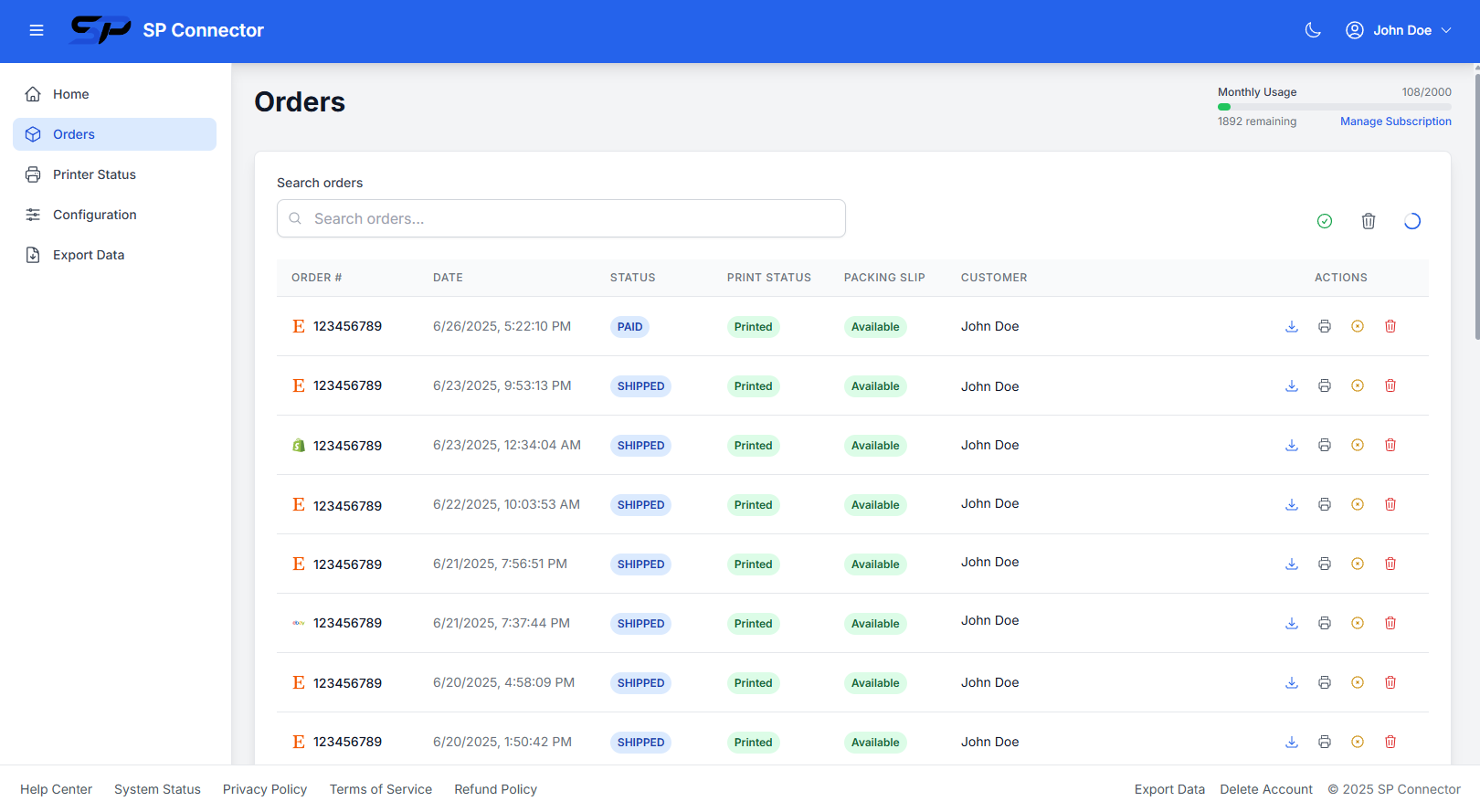SPConnector - Screenshot 2 showing product features and functionality