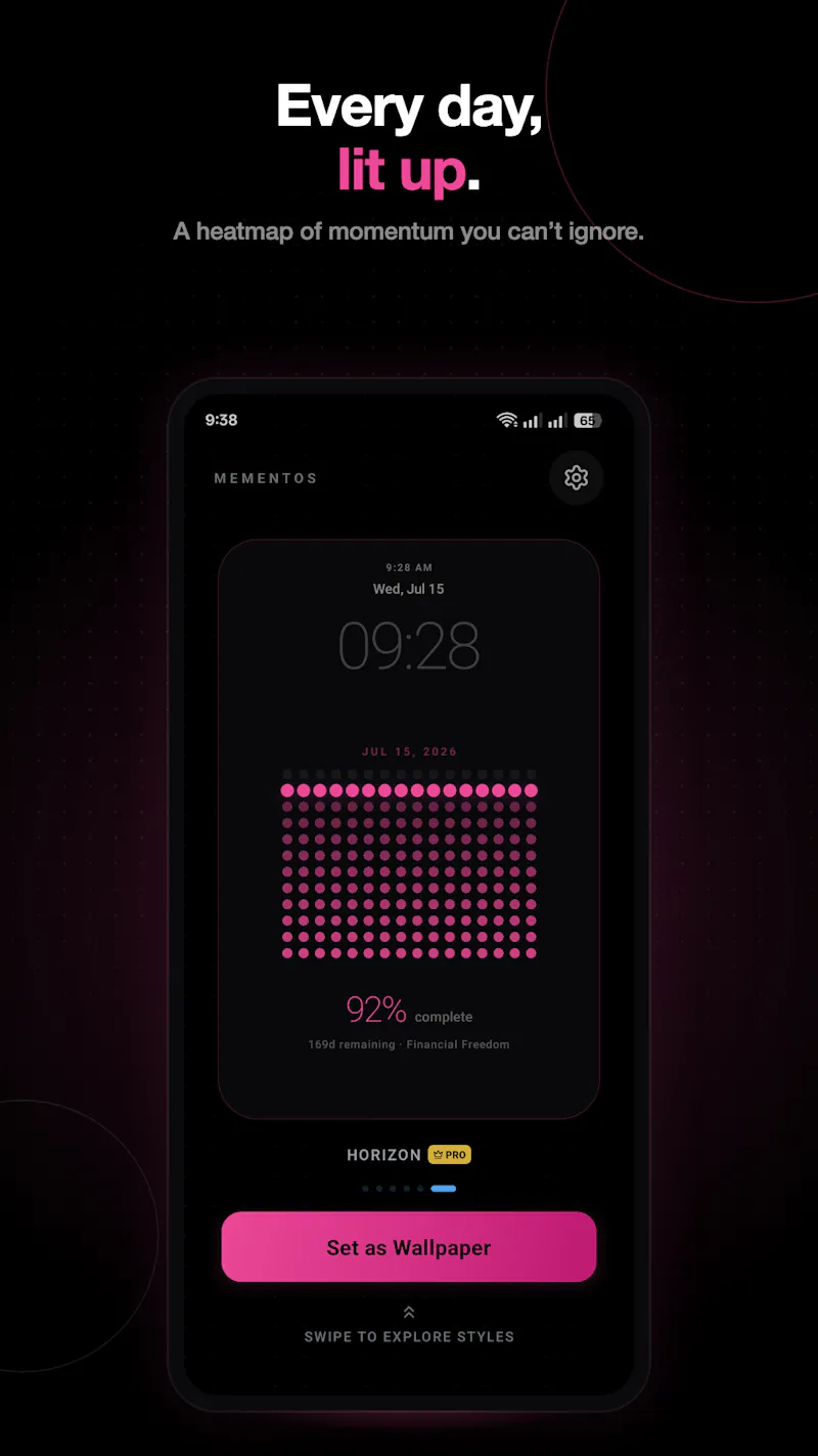 Mementos: Goal Wallpaper screenshot 3