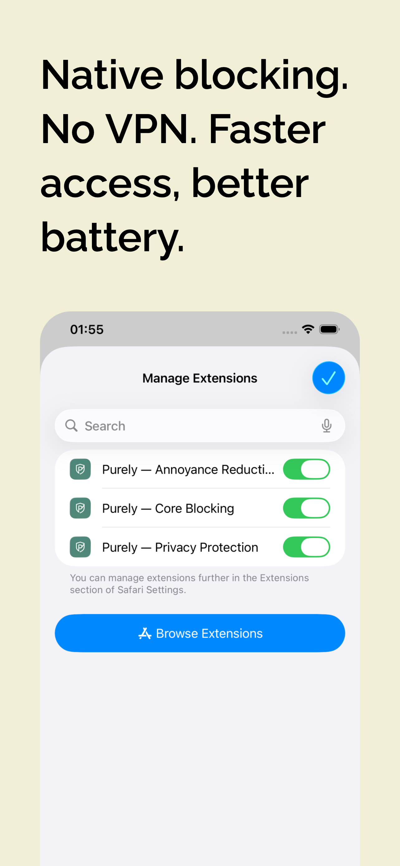 Purely - Screenshot 4 showing product features and functionality