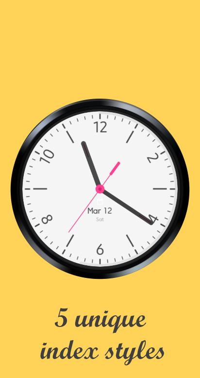 Média Visage de montre analogique dynamique - Personnalisation et personnalisation ultime pour les appareils de système d'exploitation 3