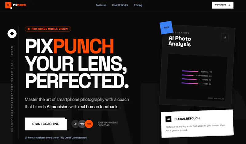 PixPunch — Personal Photography Coach  screenshot 1