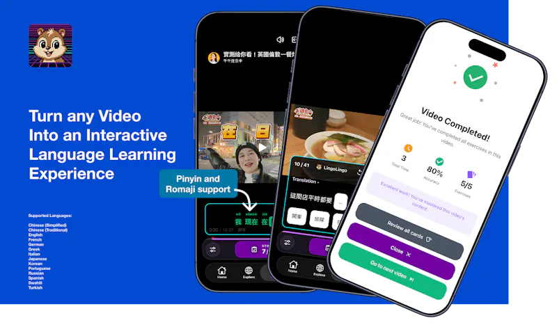 LingoLingo: Learn Language with Youtube screenshot 3