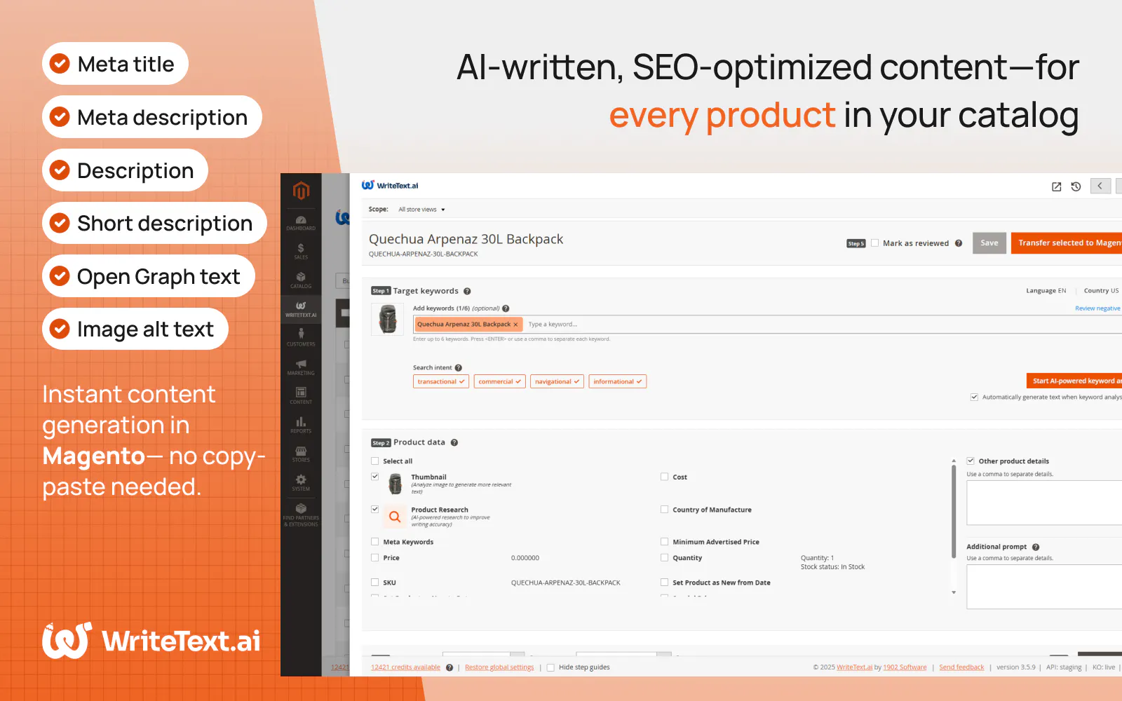 WriteText.ai for WooCommerce gallery image