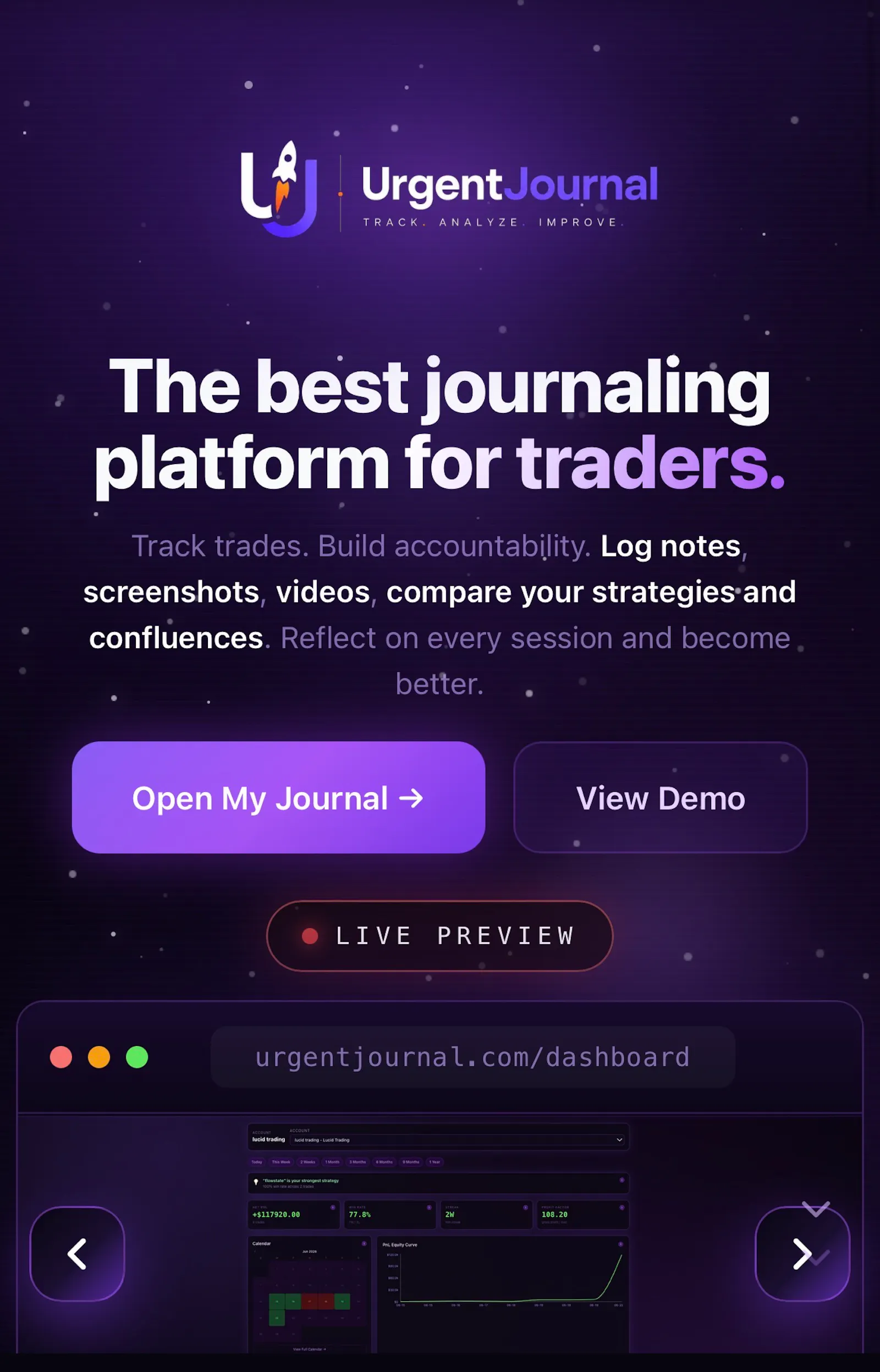 UrgentJournal screenshot 2