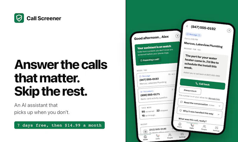 Call Screener screenshot 1