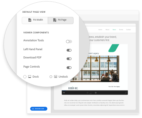 Adobe Document Cloud View SDK gallery image