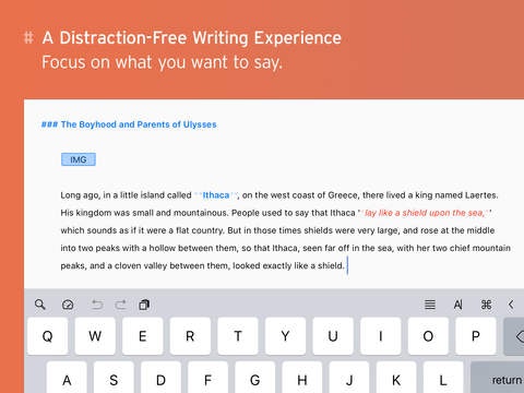 Ulysses for iPhone gallery image