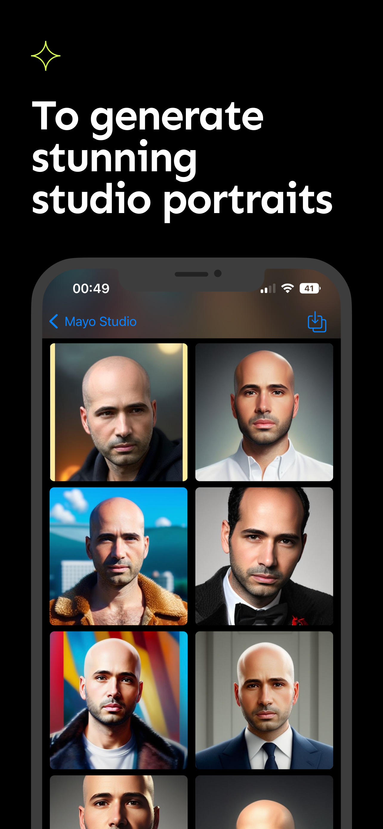 Media Mayo Studio - Menjana gambar profil gred studio 2