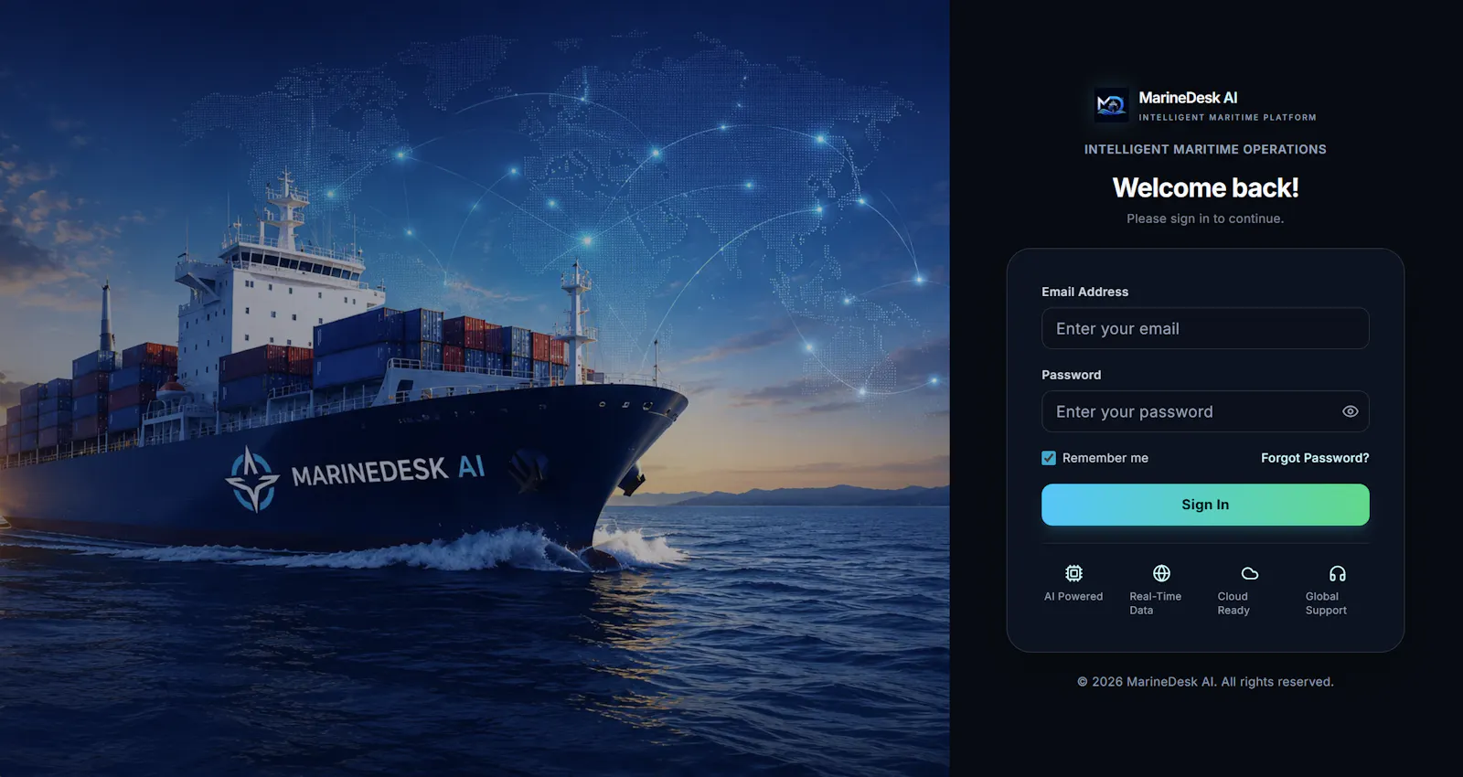 MarineDesk AI screenshot 2