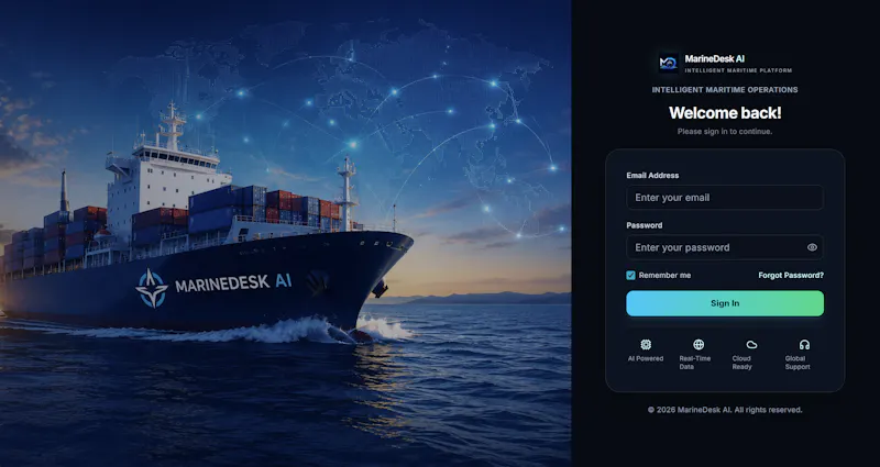 MarineDesk AI screenshot 2