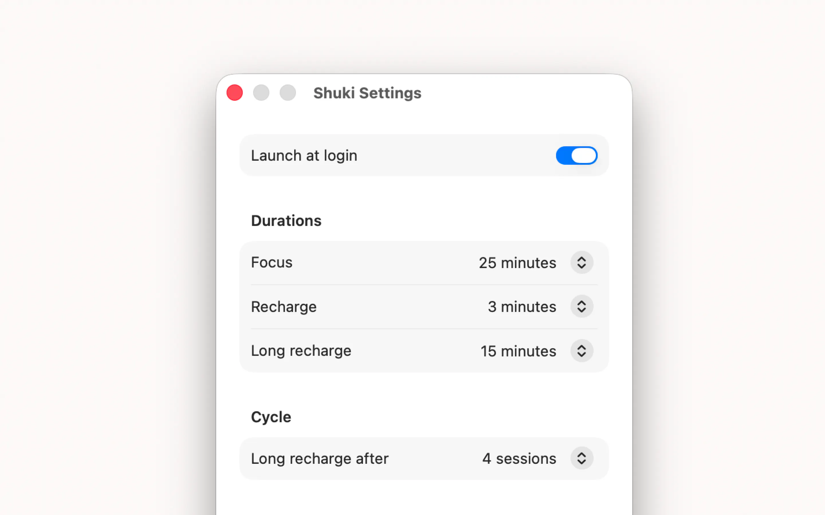 Shuki screenshot