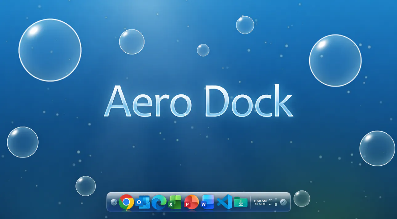 Aero Dock screenshot