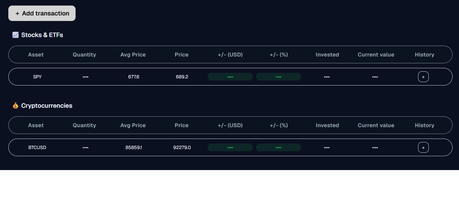 PortfolioFlow - Screenshot 2 showing product features and functionality