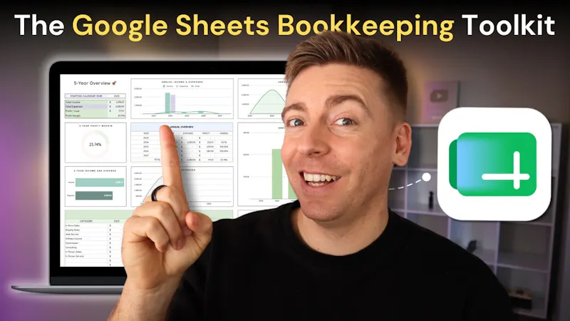 Sheetify Bookkeeping screenshot 1 (video preview)