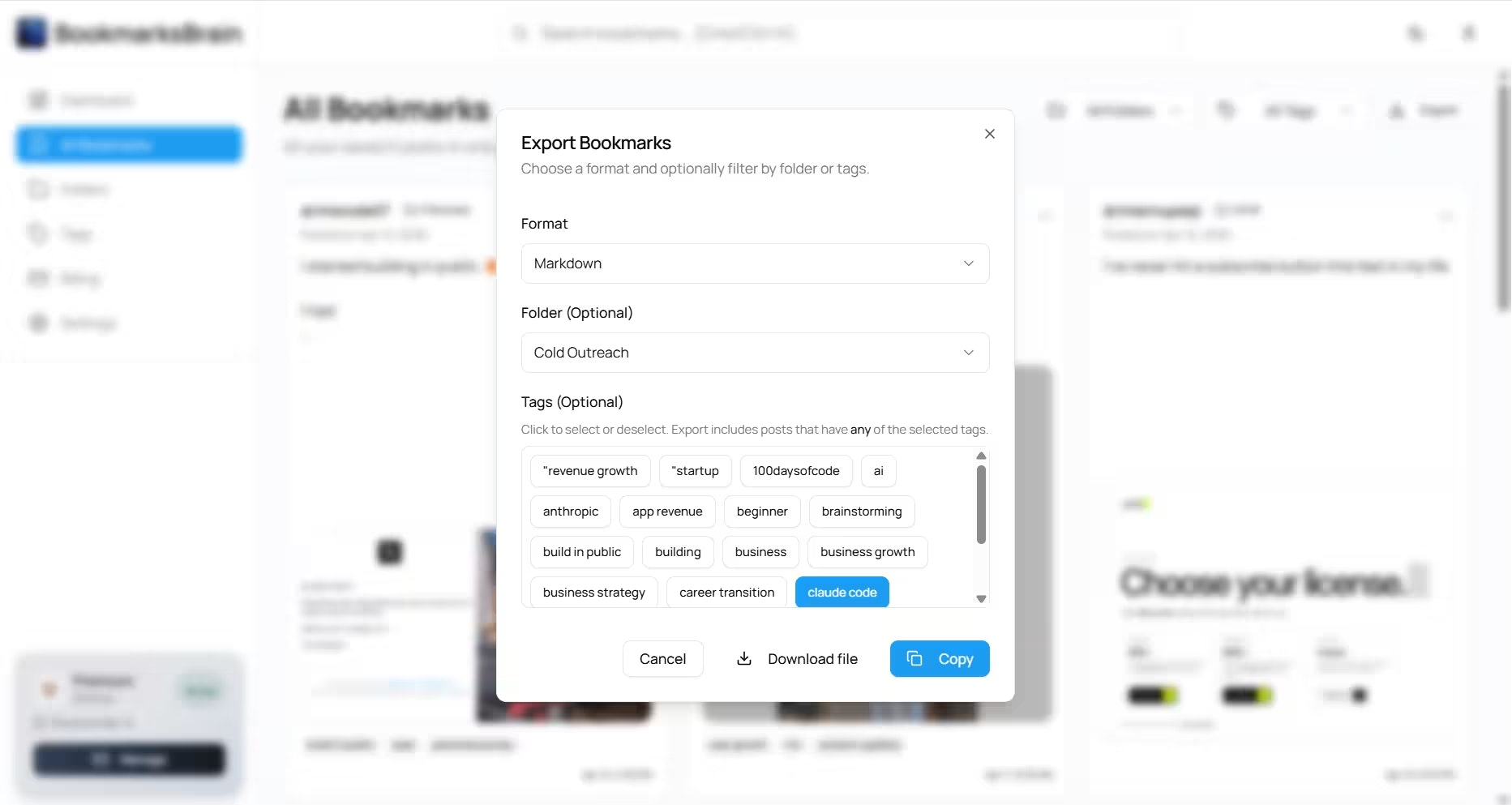 BookmarksBrain gallery image