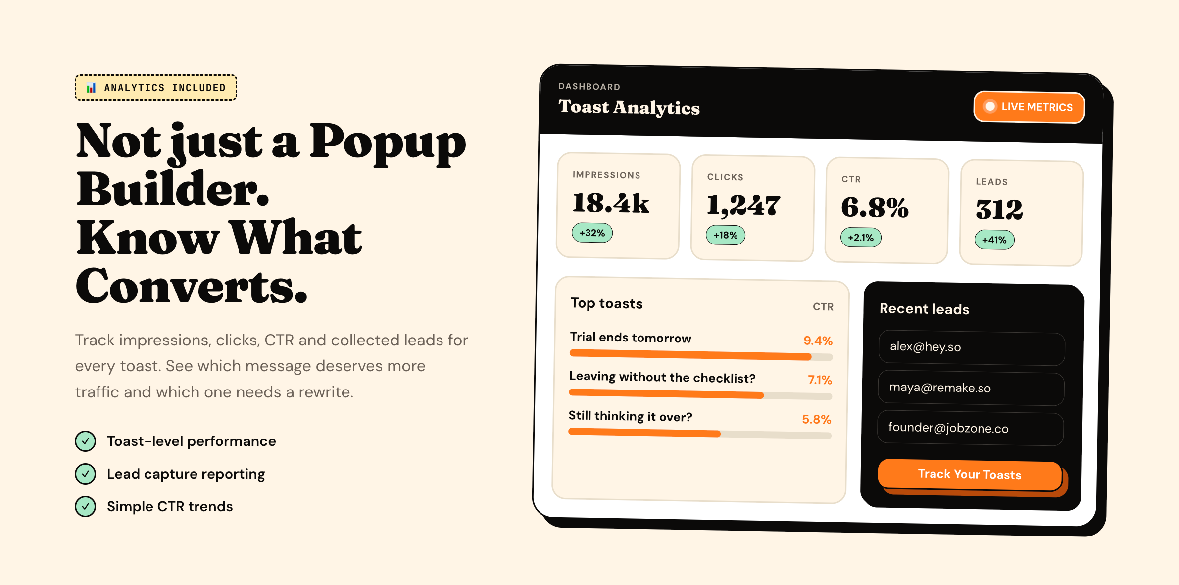 ToastUp - Convert Visitors To Leads gallery image