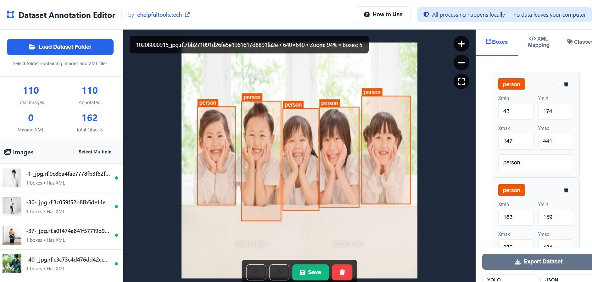 Dataset Annotation Editor & Labeling gallery image