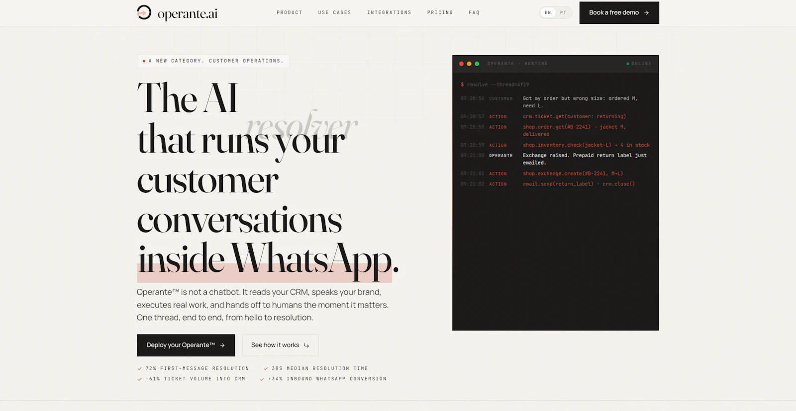 Operante.ai screenshot 8