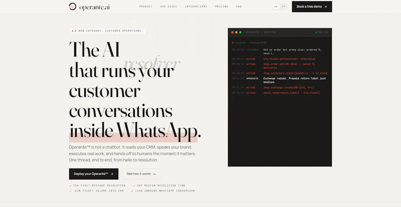 Operante.ai screenshot 8