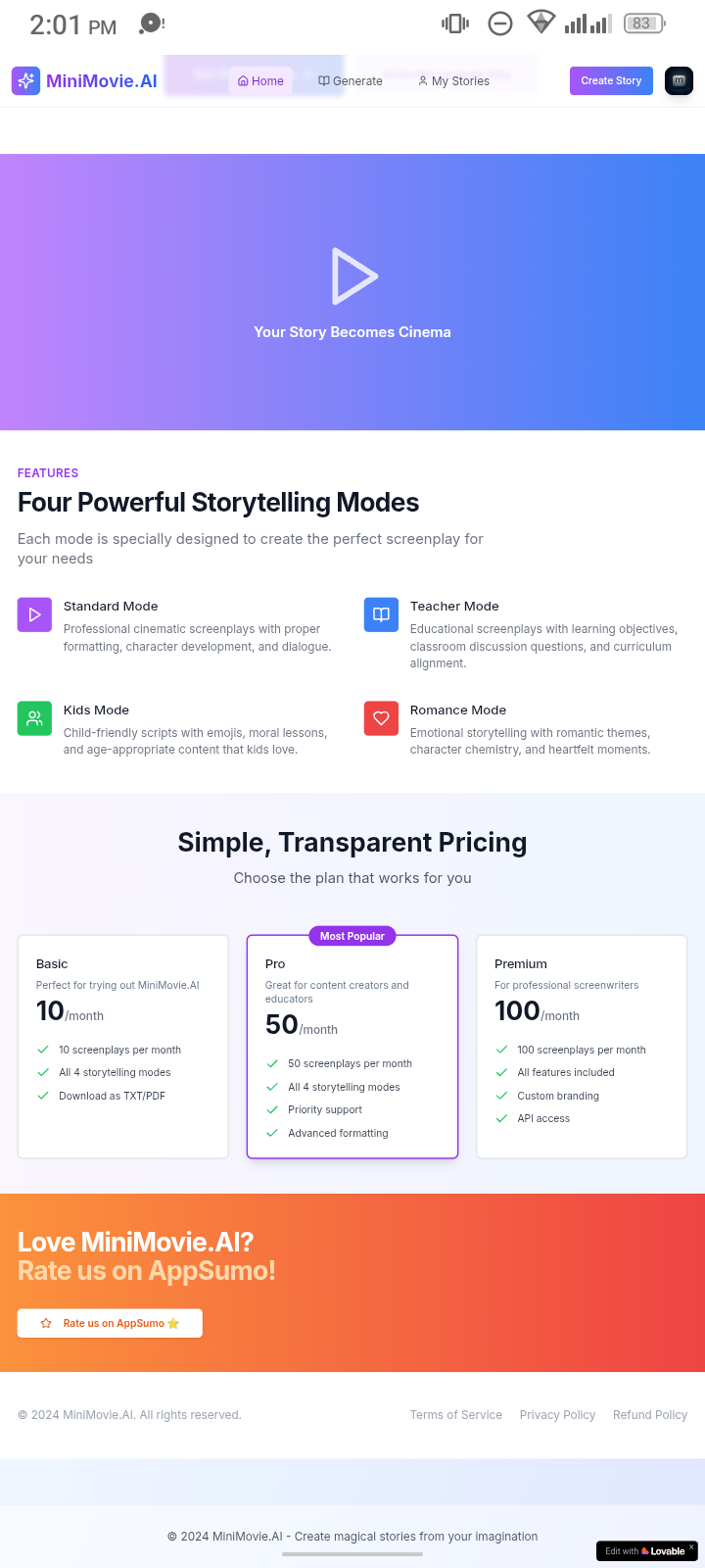 MiniMovie.AI  gallery image