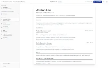 Candid Career Profile Workspace gallery image