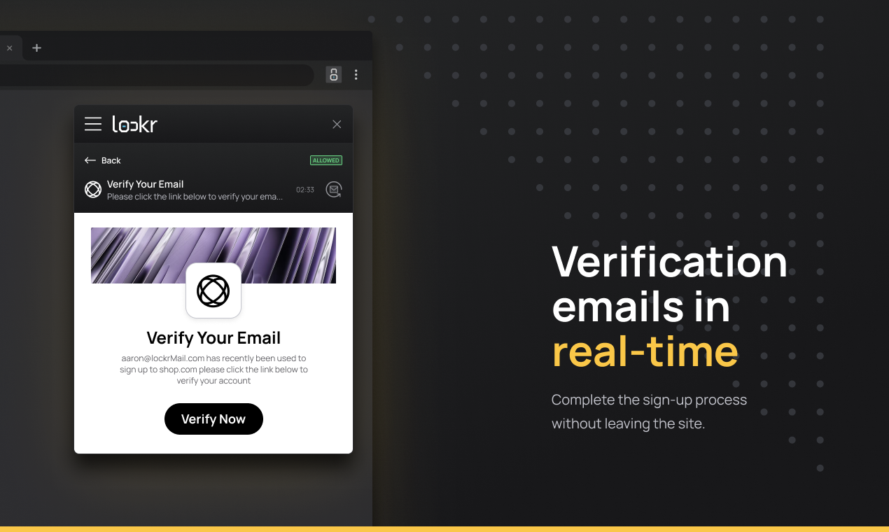 Lockrmail Chrome拡張機能 media 3