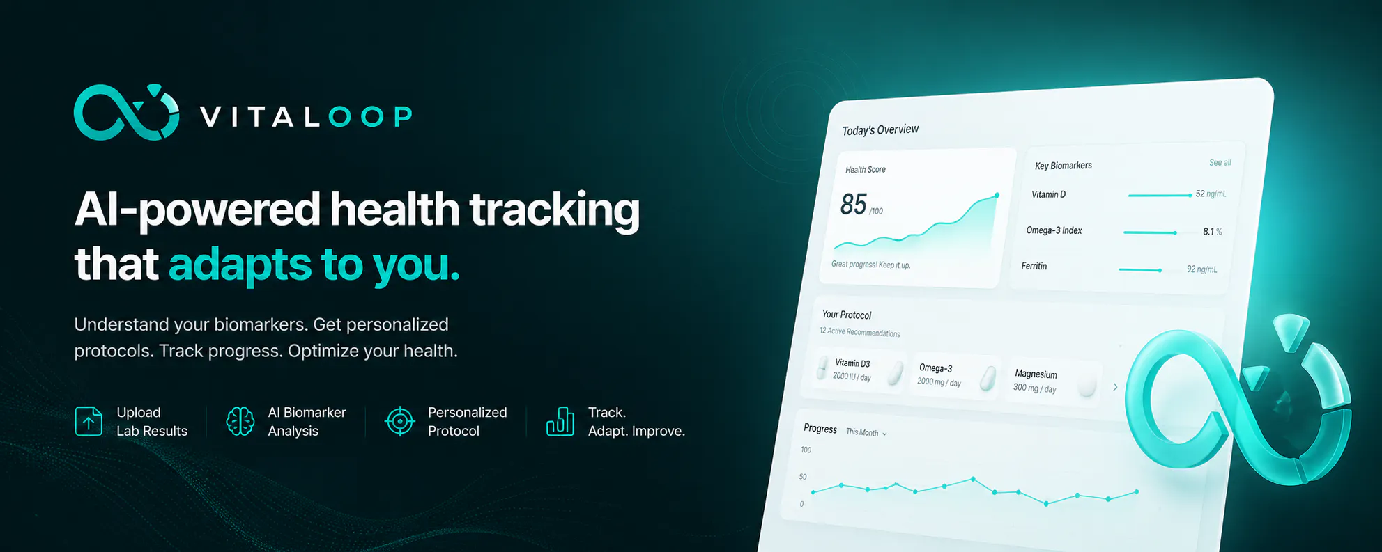 VITALOOP — AI Health Protocol Platform gallery image