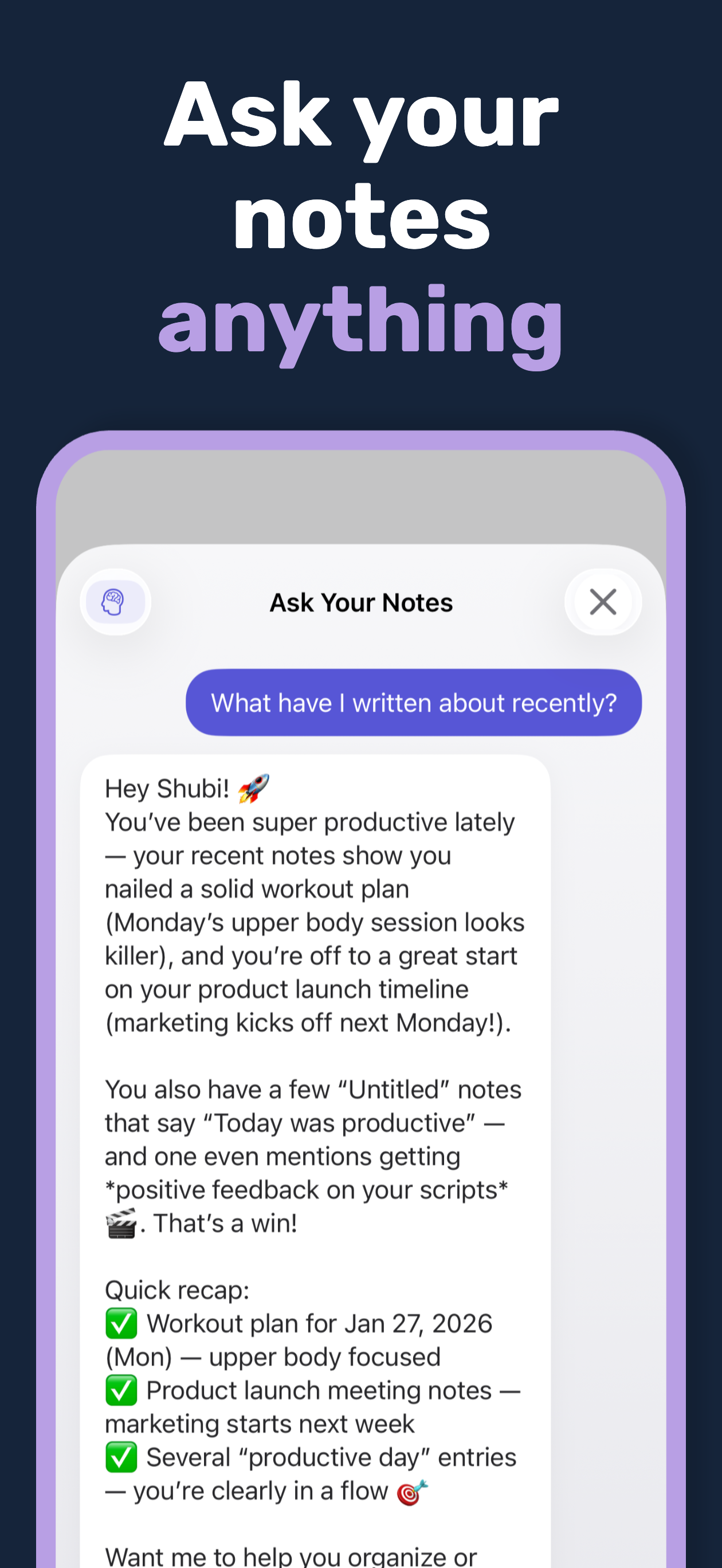 Thinklet AI  - Screenshot 5 showing product features and functionality